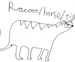 Racoon/Horse/Tiger
